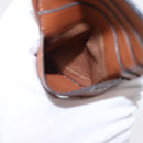 LOEWE Anagram Coin Purse Leather Brown Auth ka1732M-21