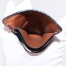 LOEWE Anagram Coin Purse Leather Brown Auth ka1732M-22