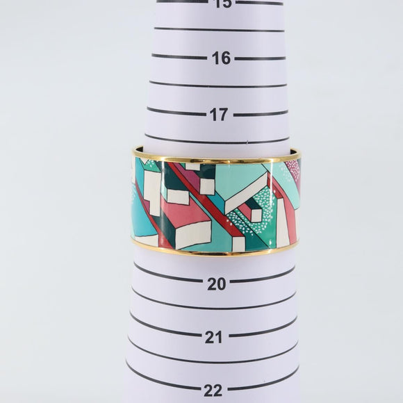 HERMES Bangle Emile TGM metal Multicolor Auth ka1737M