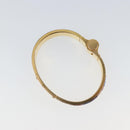 HERMES Charnier PM Bracelet metal Gold Auth ka1738M-11