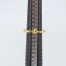 HERMES Scarf Ring metal Gold Auth ka1739M-10