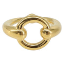 HERMES Scarf Ring metal Gold Auth ka1739M-2
