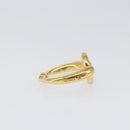 HERMES Scarf Ring metal Gold Auth ka1739M-5