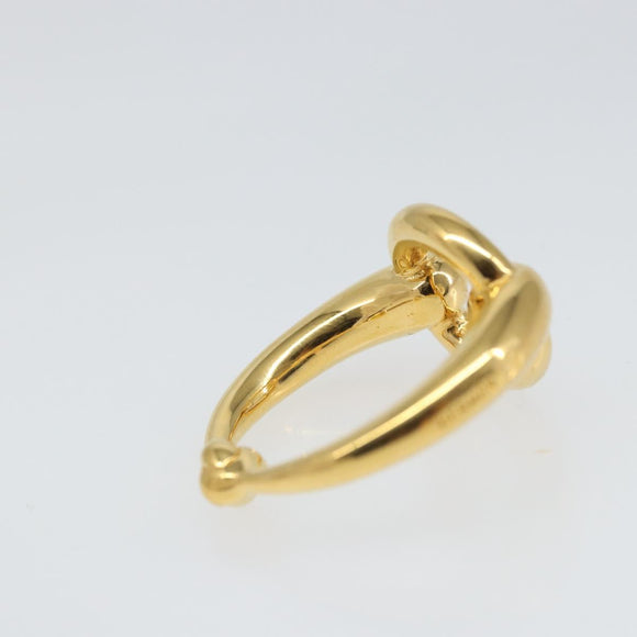 HERMES Scarf Ring metal Gold Auth ka1739M