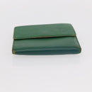 LOUIS VUITTON Hermes Epi Wallet Canvas 2 Set Red Green LV Auth ka174-14