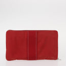 LOUIS VUITTON Hermes Epi Wallet Canvas 2 Set Red Green LV Auth ka174-3