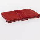 LOUIS VUITTON Hermes Epi Wallet Canvas 2 Set Red Green LV Auth ka174-5