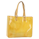 LOUIS VUITTON Monogram Vernis Columbus Tote Bag Gris M91028 LV Auth ka1744-1
