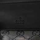 GUCCI GG Crystal Heuptas Gecoat Canvas Zwart Goud 28566 Auth ka1745-18