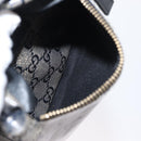 GUCCI GG Crystal Heuptas Gecoat Canvas Zwart Goud 28566 Auth ka1745-12