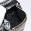 GUCCI GG Crystal Heuptas Gecoat Canvas Zwart Goud 28566 Auth ka1745-22