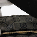GUCCI GG Crystal Heuptas Gecoat Canvas Zwart Goud 28566 Auth ka1745-3