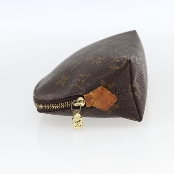 LOUIS VUITTON Monogram Pochette Cosmetic PM Pouch M43998 LV Auth ka1754