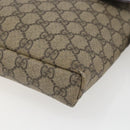 GUCCI GG Supreme Shoulder Bag PVC Leather Beige Gold 223666 Auth ka1755-9