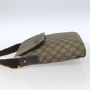 GUCCI GG Supreme Shoulder Bag PVC Leather Beige Gold 223666 Auth ka1755-3