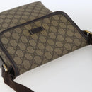 GUCCI GG Supreme Shoulder Bag PVC Leather Beige Gold 223666 Auth ka1755-6