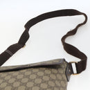GUCCI GG Supreme Shoulder Bag PVC Leather Beige Gold 223666 Auth ka1755-8