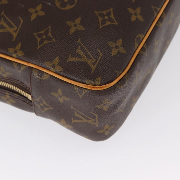 LOUIS VUITTON Monogram Porte Documents Pegas Hand Bag M53343 LV Auth ka1757