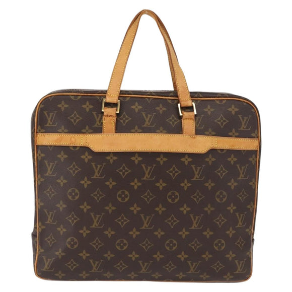 LOUIS VUITTON Monogram Porte Documents Pegas Hand Bag M53343 LV Auth ka1757