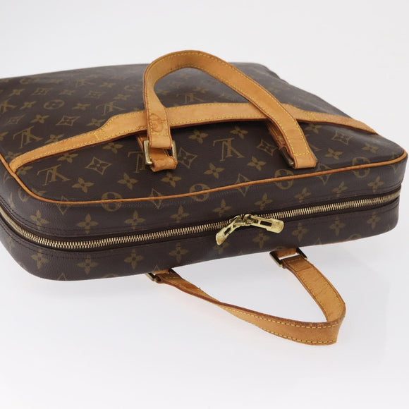 LOUIS VUITTON Monogram Porte Documents Pegas Hand Bag M53343 LV Auth ka1757