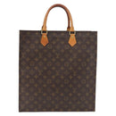 LOUIS VUITTON Monogram Sac Plat Hand Bag M51140 LV Auth ka1761-13