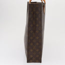 LOUIS VUITTON Monogram Sac Plat Hand Bag M51140 LV Auth ka1761-3