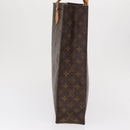 LOUIS VUITTON Monogram Sac Plat Hand Bag M51140 LV Auth ka1761-4