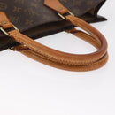 LOUIS VUITTON Monogram Sac Plat Hand Bag M51140 LV Auth ka1761-7