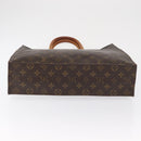 LOUIS VUITTON Monogram Sac Plat Hand Bag M51140 LV Auth ka1761-5