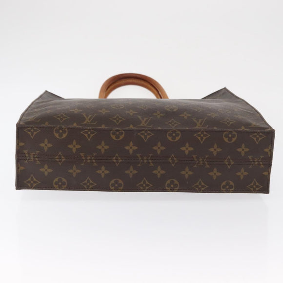 LOUIS VUITTON Monogram Sac Plat Hand Bag M51140 LV Auth ka1761