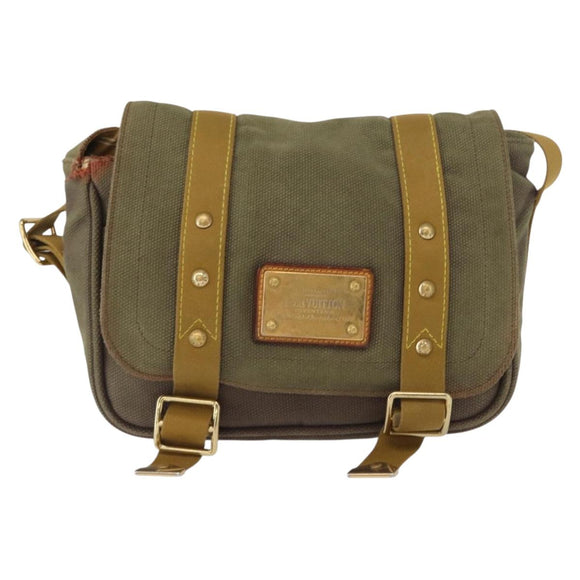 LOUIS VUITTON Antigua Buzzus PM Umhängetasche Braun M40080 LV Auth ka1767