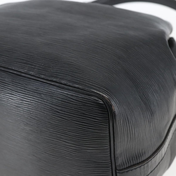 LOUIS VUITTON Epi Petit Noe Umhängetasche Schwarz M44102 LV Auth ka1772A