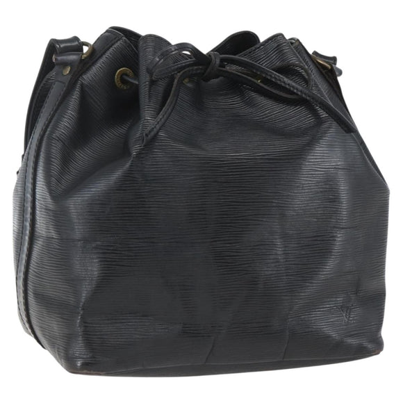 LOUIS VUITTON Epi Petit Noe Umhängetasche Schwarz M44102 LV Auth ka1772A