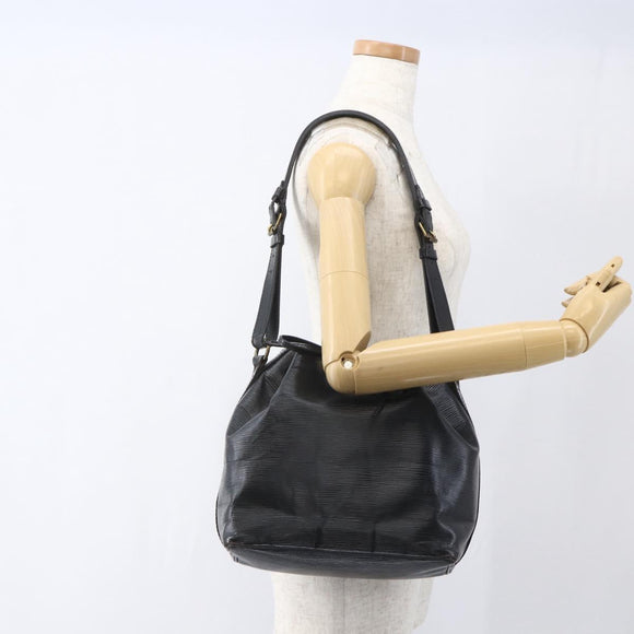 LOUIS VUITTON Epi Petit Noe Umhängetasche Schwarz M44102 LV Auth ka1772A