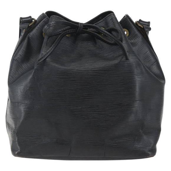 LOUIS VUITTON Epi Petit Noe Umhängetasche Schwarz M44102 LV Auth ka1772A