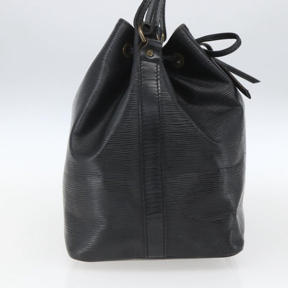 LOUIS VUITTON Epi Petit Noe Umhängetasche Schwarz M44102 LV Auth ka1772A