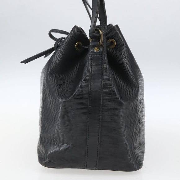 LOUIS VUITTON Epi Petit Noe Umhängetasche Schwarz M44102 LV Auth ka1772A