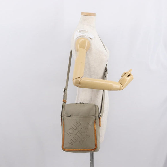 LOUIS VUITTON Damier Geant Sitadan Shoulder Bag Beige Sabre M93041 Auth ka1774