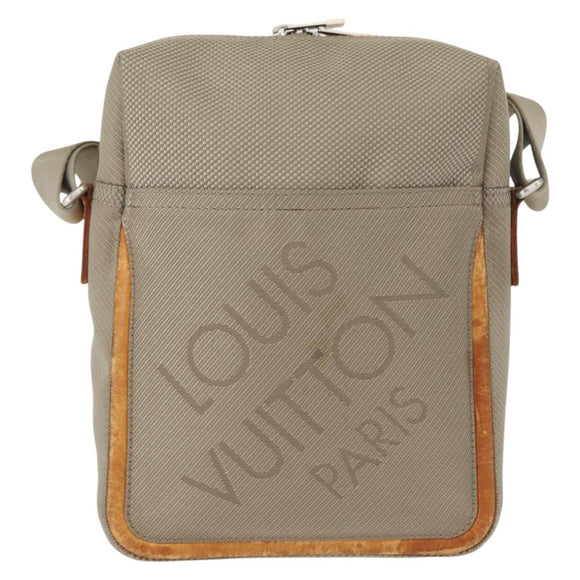 LOUIS VUITTON Damier Geant Sitadan Shoulder Bag Beige Sabre M93041 Auth ka1774