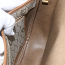 Christian Dior Honeycomb Canvas Shoulder Bag Beige Gold Auth ka1775-18