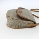 Christian Dior Honeycomb Canvas Shoulder Bag Beige Gold Auth ka1775-5