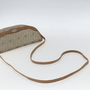 Christian Dior Honeycomb Canvas Shoulder Bag Beige Gold Auth ka1775-7