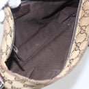GUCCI GG Canvas Web Sherry Line Shoulder Bag Beige Red Green 189749 Auth ka1776-17