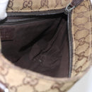 GUCCI GG Canvas Web Sherry Line Shoulder Bag Beige Red Green 189749 Auth ka1776-18