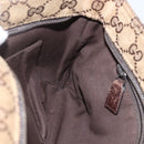GUCCI GG Canvas Web Sherry Line Shoulder Bag Beige Red Green 189749 Auth ka1776-19