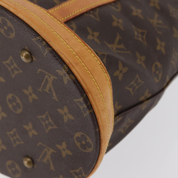 LOUIS VUITTON Monogram Bucket GM Shoulder Bag M42236 LV Auth ka1778