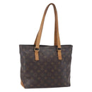 LOUIS VUITTON Monogram Cabas Piano Tote Bag M51148 LV Auth ka178-1