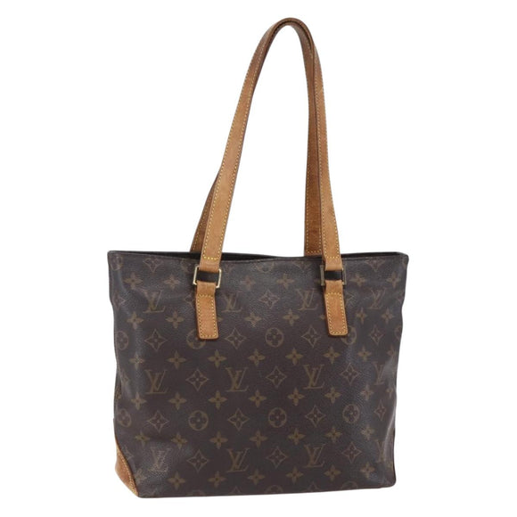 LOUIS VUITTON Monogram Cabas Piano Tote Bag M51148 LV Auth ka178