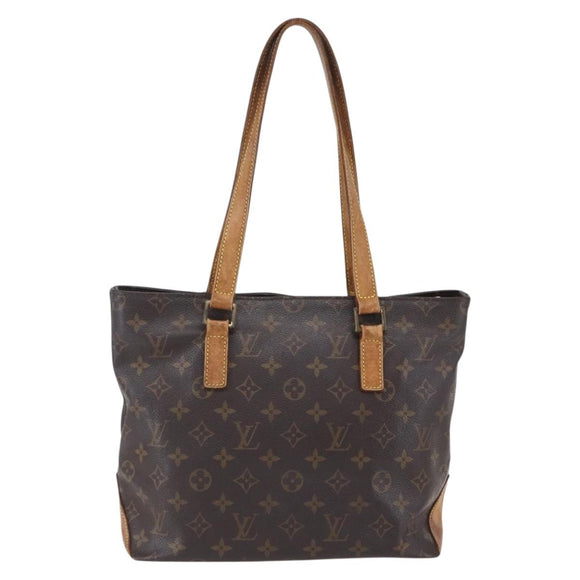 LOUIS VUITTON Monogram Cabas Piano Tote Bag M51148 LV Auth ka178