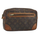 LOUIS VUITTON Monogram Marly Dragonne GM Clutch Bag M51825 LV Auth ka1780-1